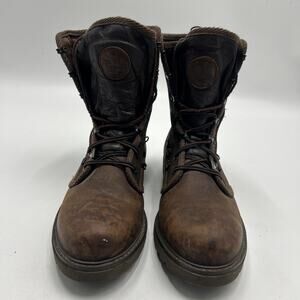 HAVANA JOE Leather COMBAT BOOTS MEN'S SIZE 13-13.5 US BROWN OUTDOOR BOOT